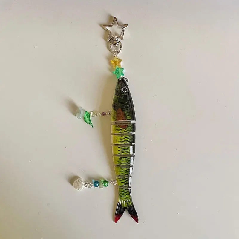 Handmade Fish Keychain, Gift For Fishing Enthusiasts Econic Blanks